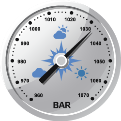 Датчик атмосферного давления (барометр) и температуры окружающей среды иконка Релеон